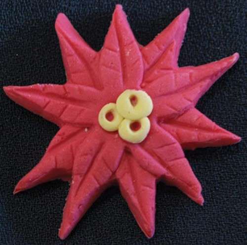 Poinsetta Silicone Mould - Click Image to Close